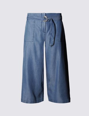 Roma Rise Belted Culottes
